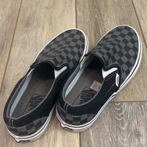 Vans slip on checkerboard